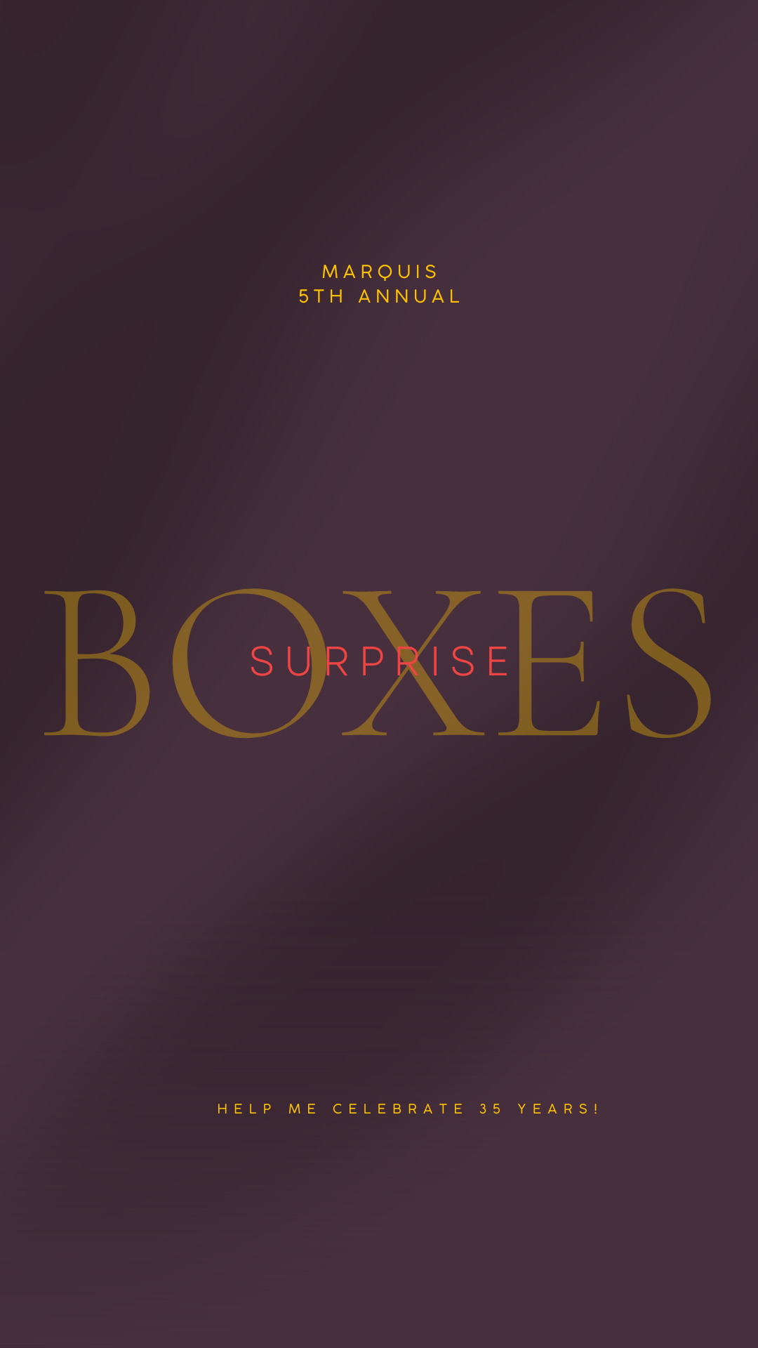 Surprise Birthday Boxes