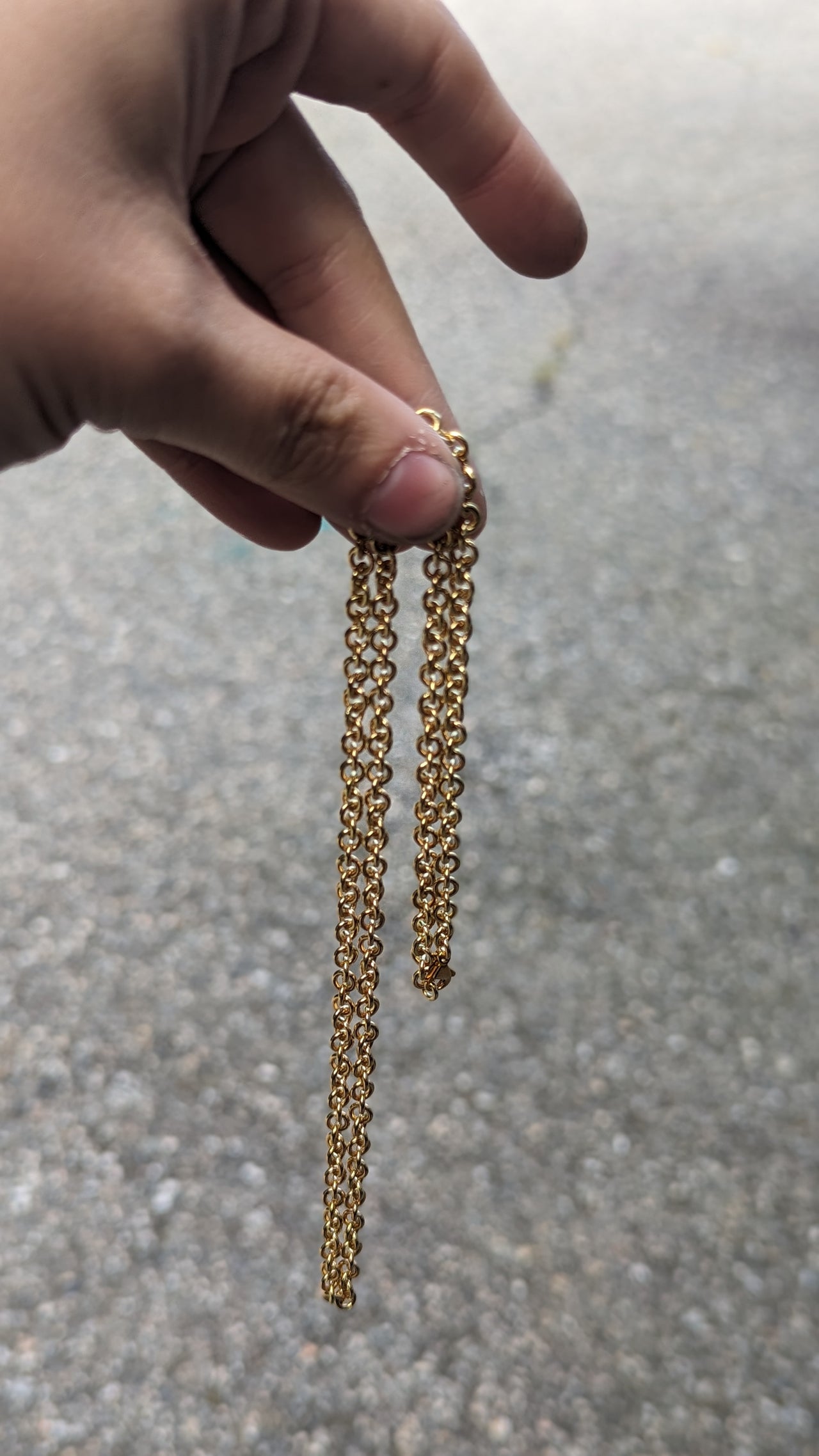 Hand Fabricated Rolo Chains