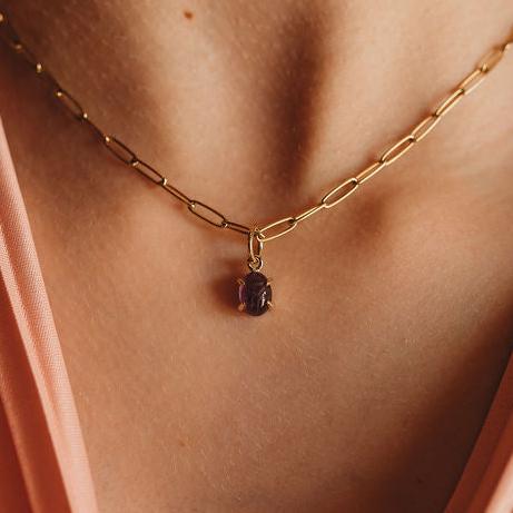 Prong Set Scarab Charms