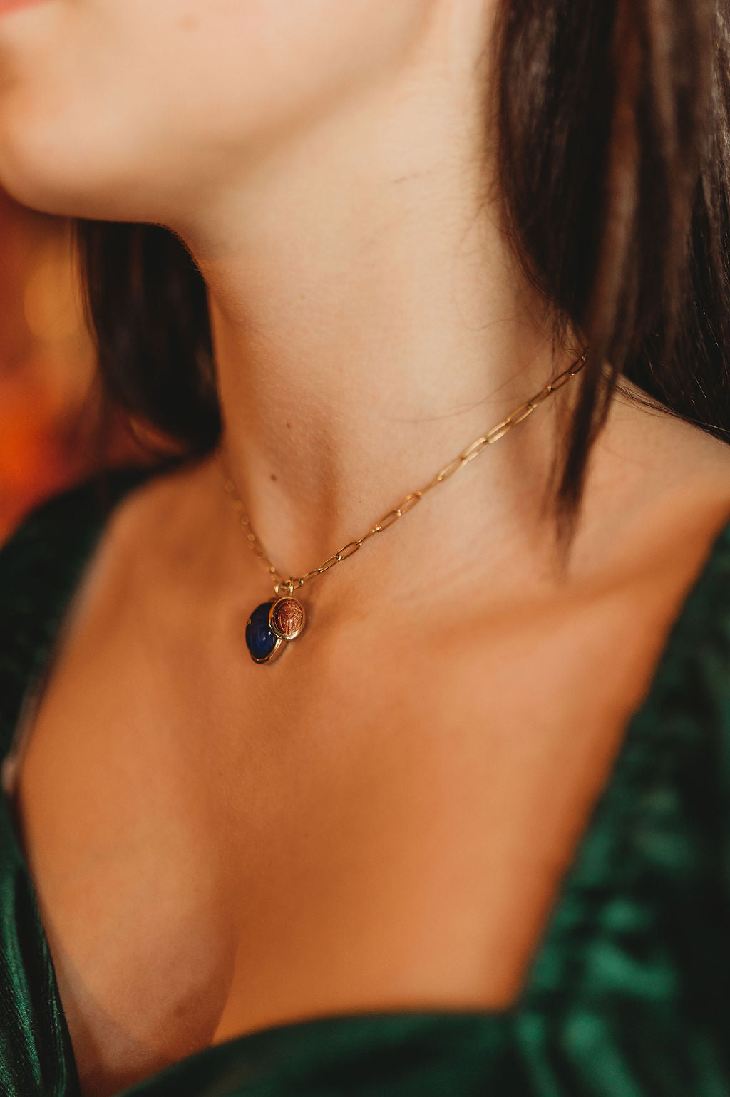 Bezel Set Scarab Charms