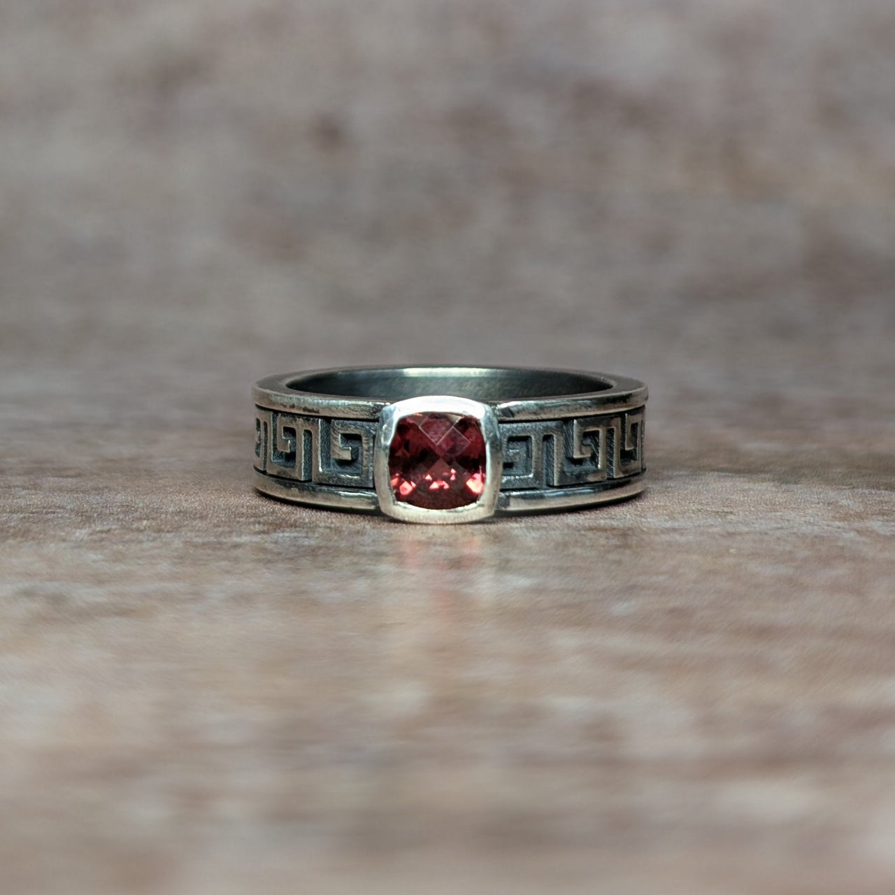 Booth Band OOAK w/Garnet