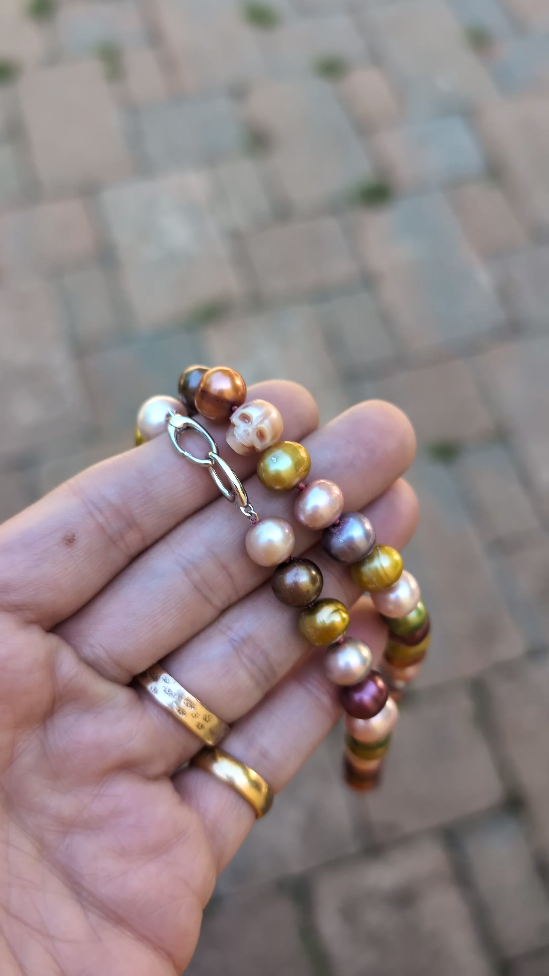 Confetti Faerie Skulls in hand