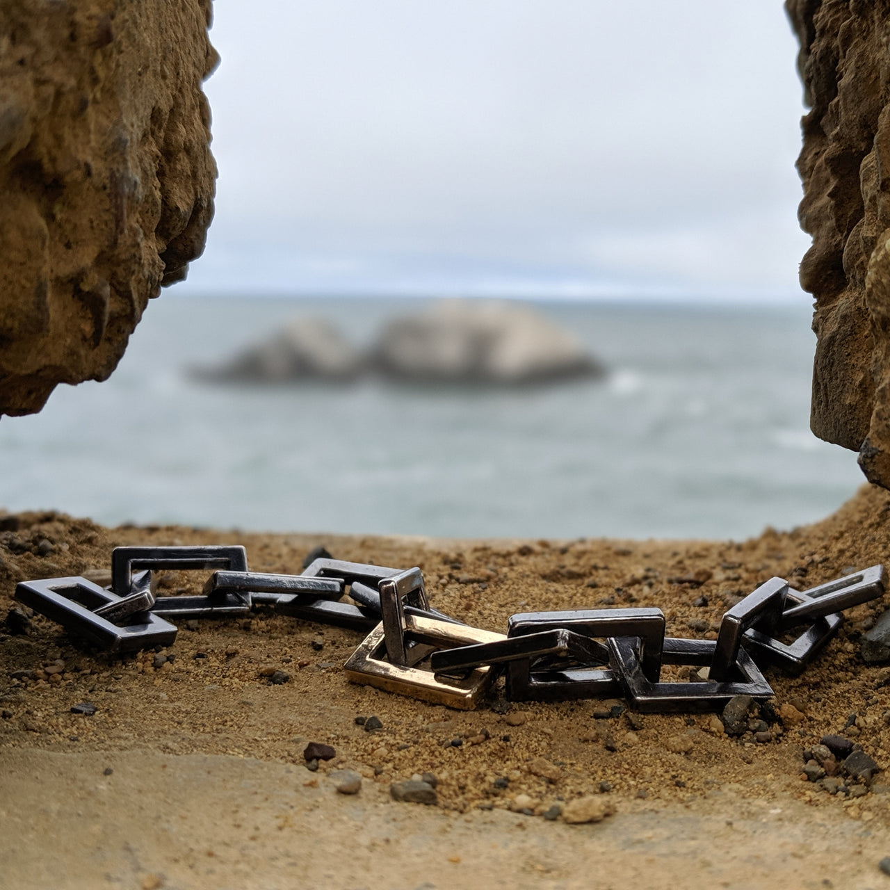 Frame Link Chain Necklace/Bracelet