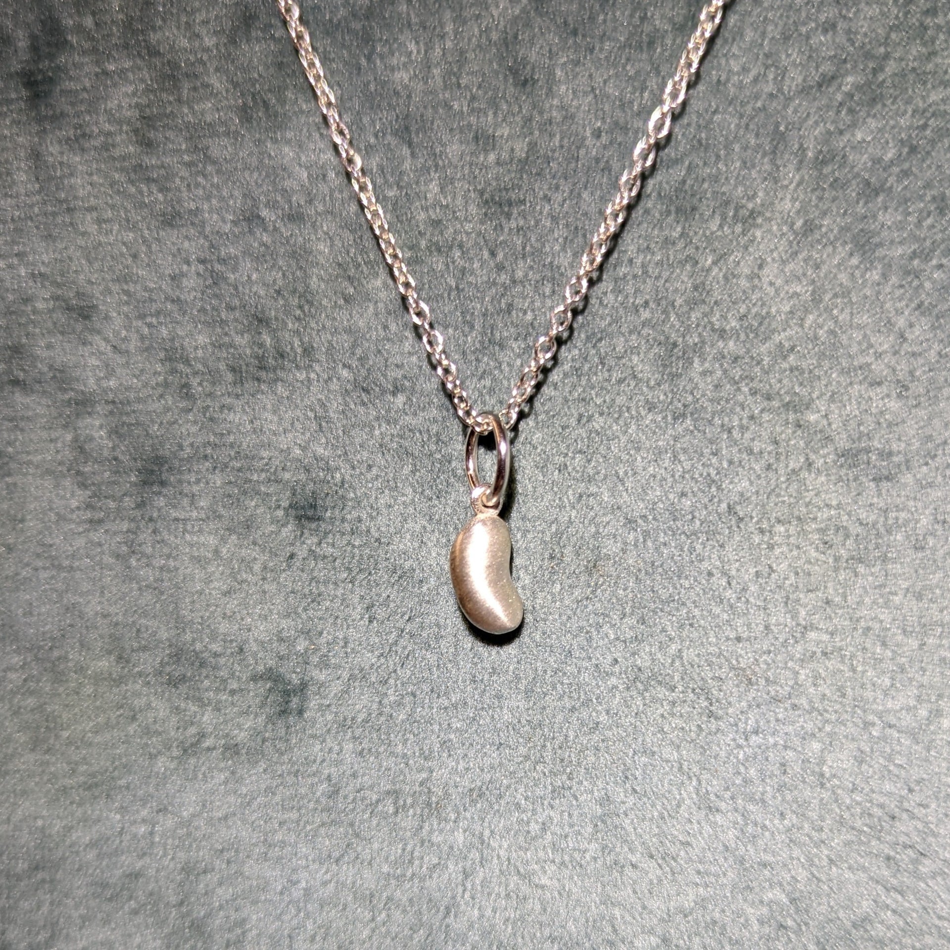 Lucky Bean Pendant Silver High Polished - Main Image